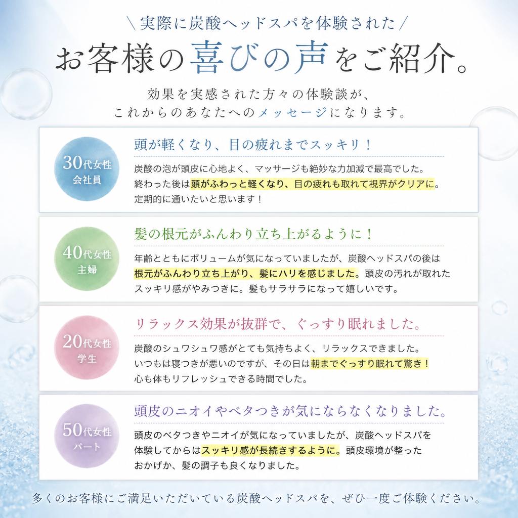 お客様の声